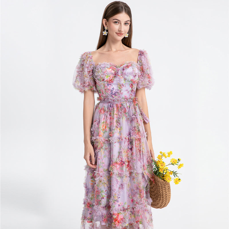 Violet Heavy Industries boutique palace style French romantic waist cake dress