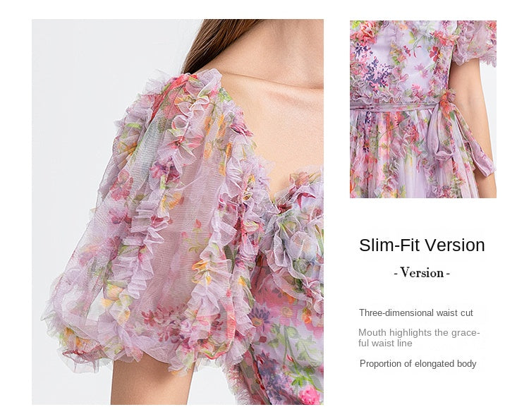 Violet Heavy Industries boutique palace style French romantic waist cake dress