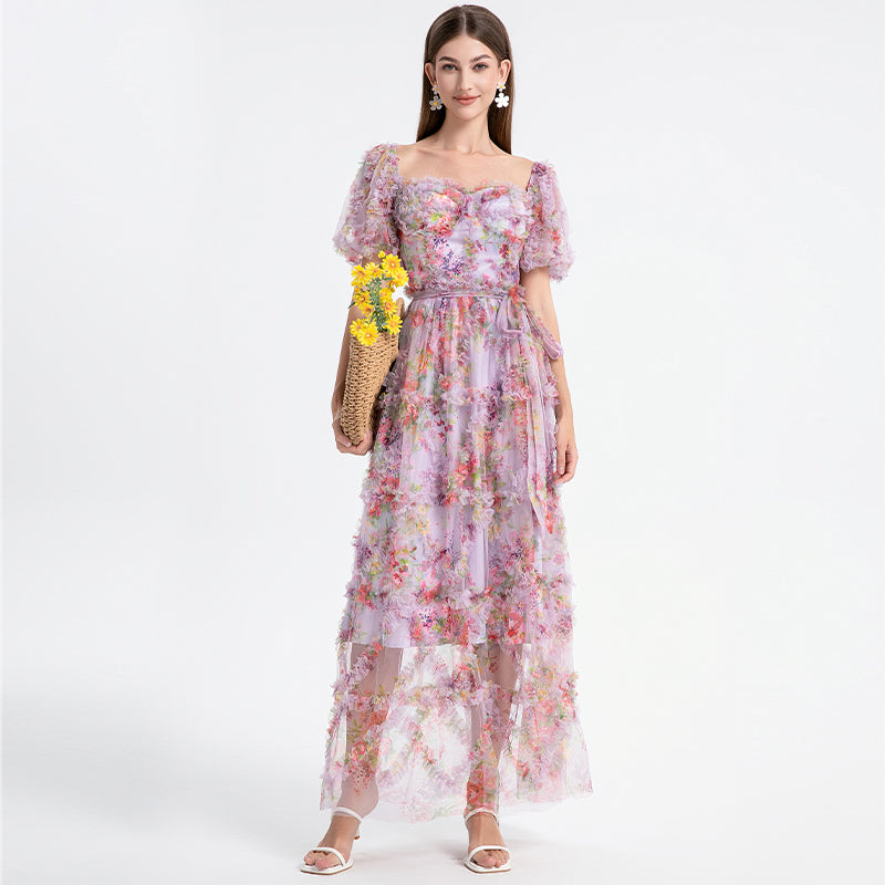 Violet Heavy Industries boutique palace style French romantic waist cake dress