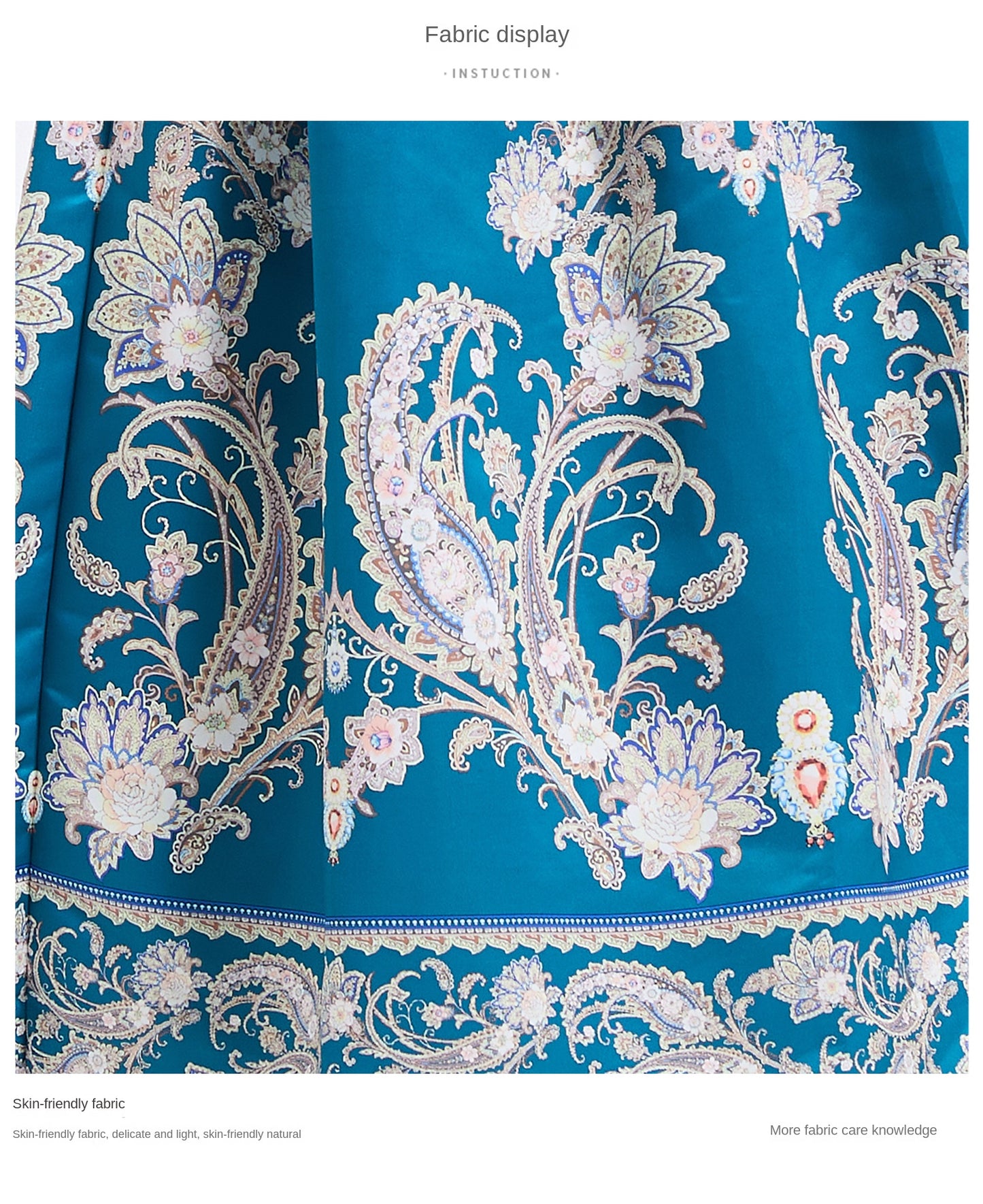 Original design - spring and summer resort style lace patchwork print waist maxi skirt ruffle dress