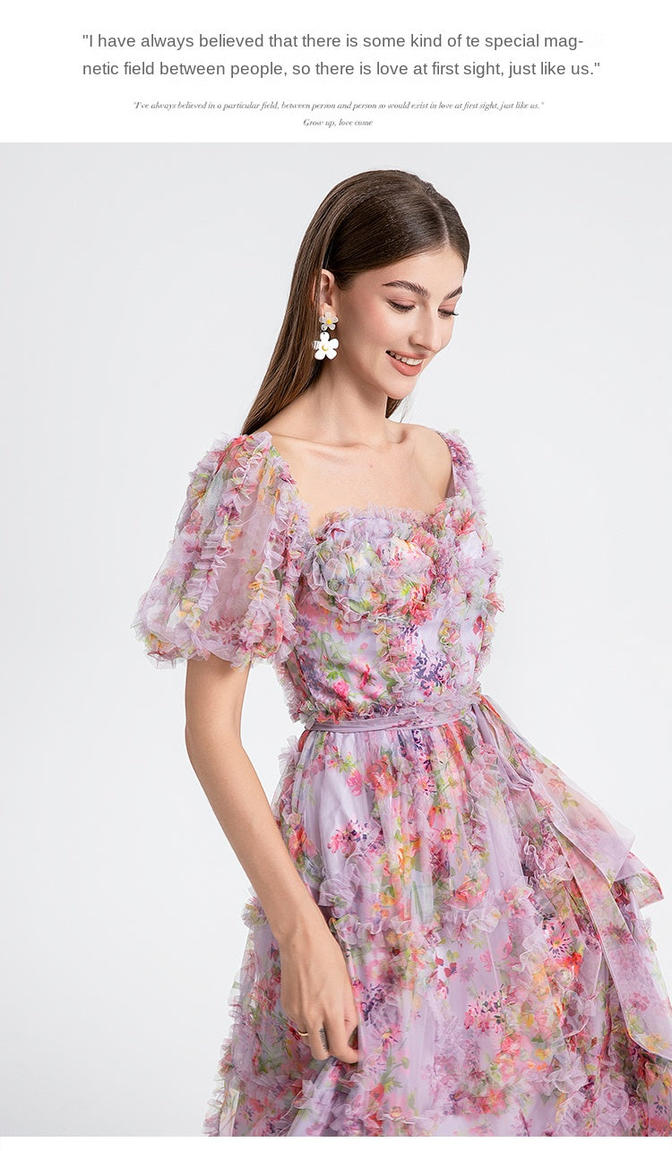 Violet Heavy Industries boutique palace style French romantic waist cake dress