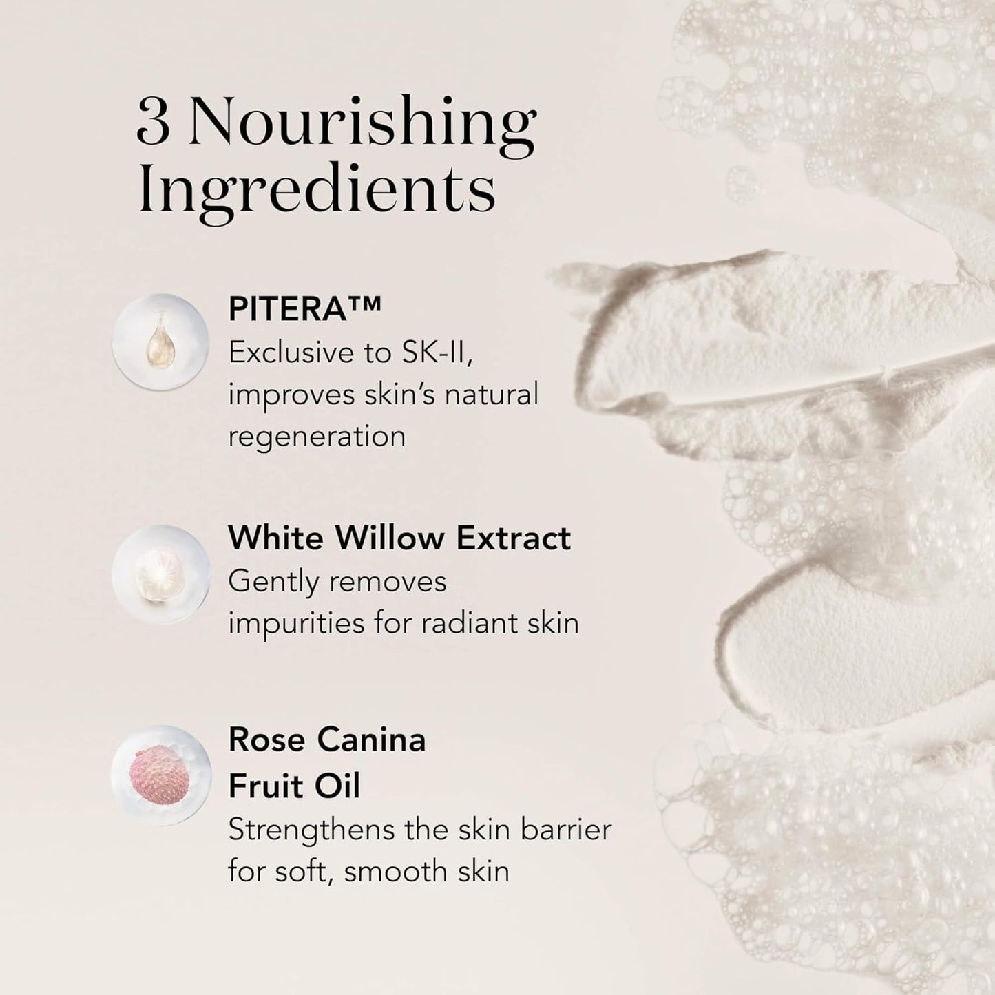 SK-II Foaming Facial Cleanser - Gentle Face Cleanser for Dull, Dry Skin - Visibly Improves Radiance and Removes Impurities to Reveal a Smoother, Healthier Complexion (3.6 oz)