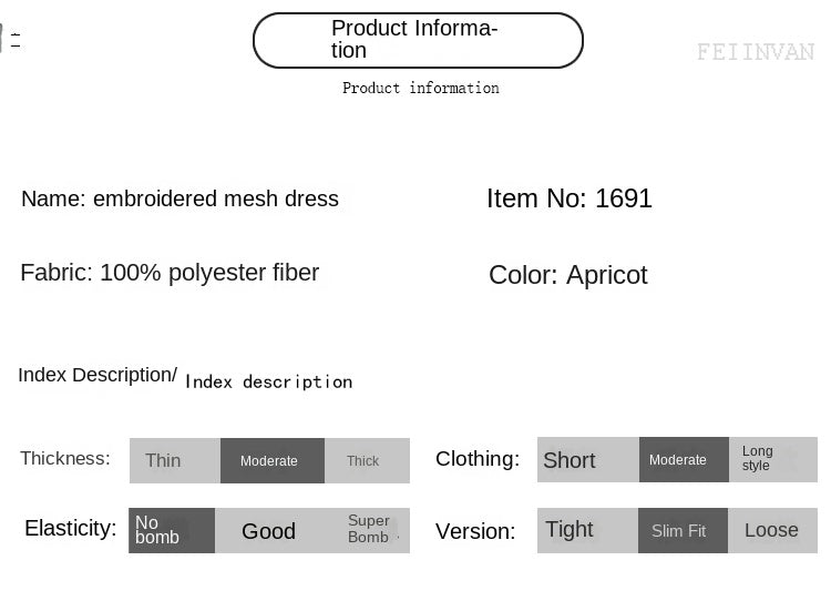 Original design mesh embroidered long dress with pockets, V-neck slim fit dress and belt