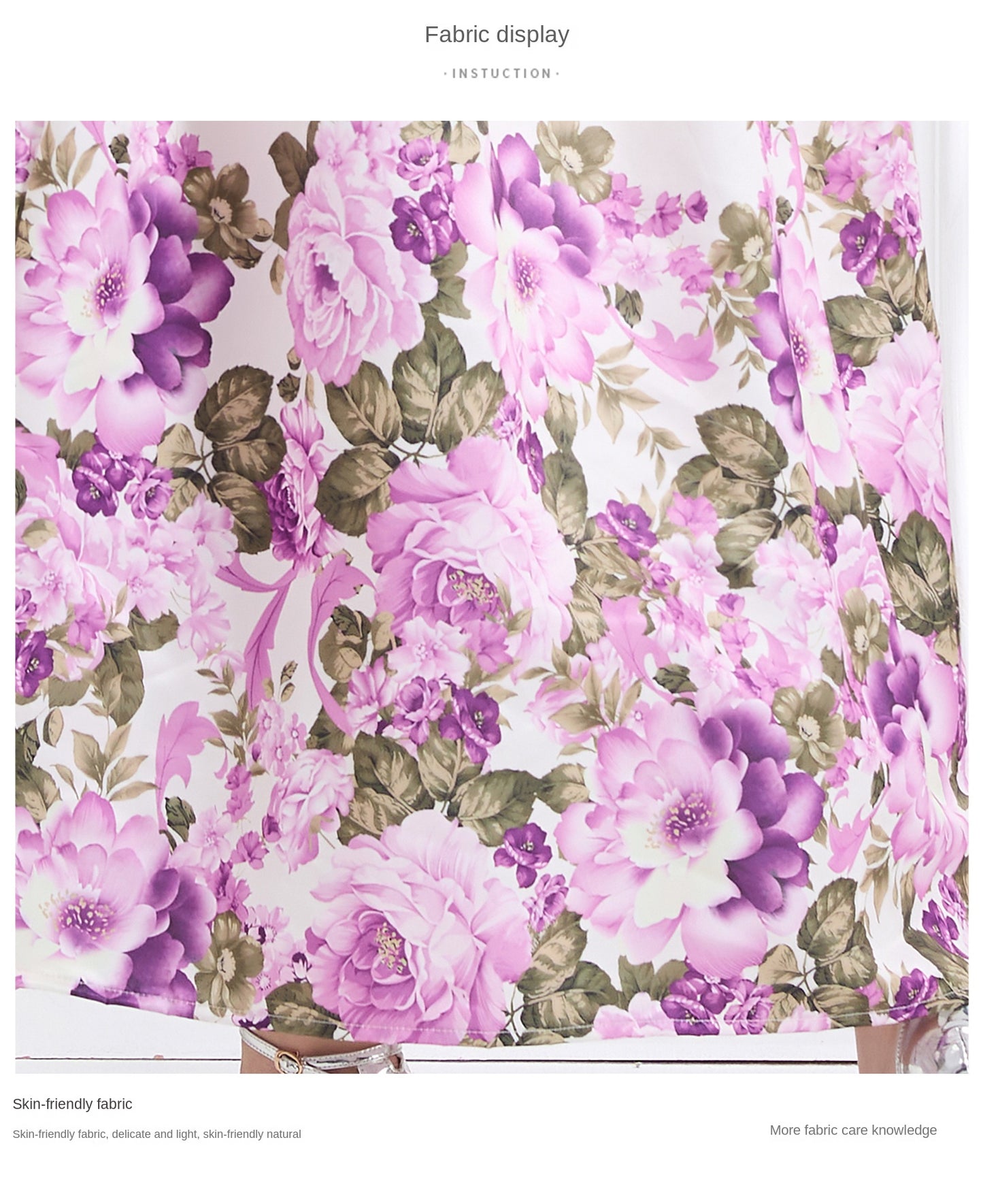 Original design - spring, summer and autumn fake wind, small flying sleeves, flower fairy print, seaside waist ruffle tie long skirt