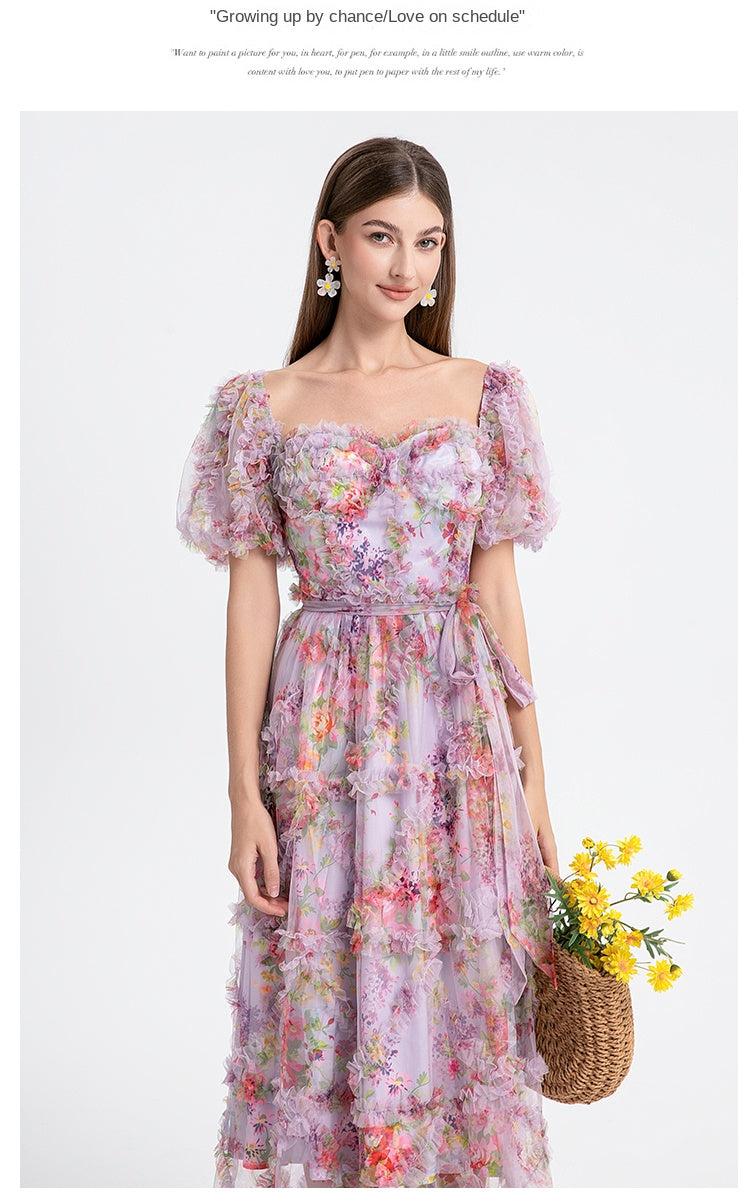Violet Heavy Industries boutique palace style French romantic waist cake dress