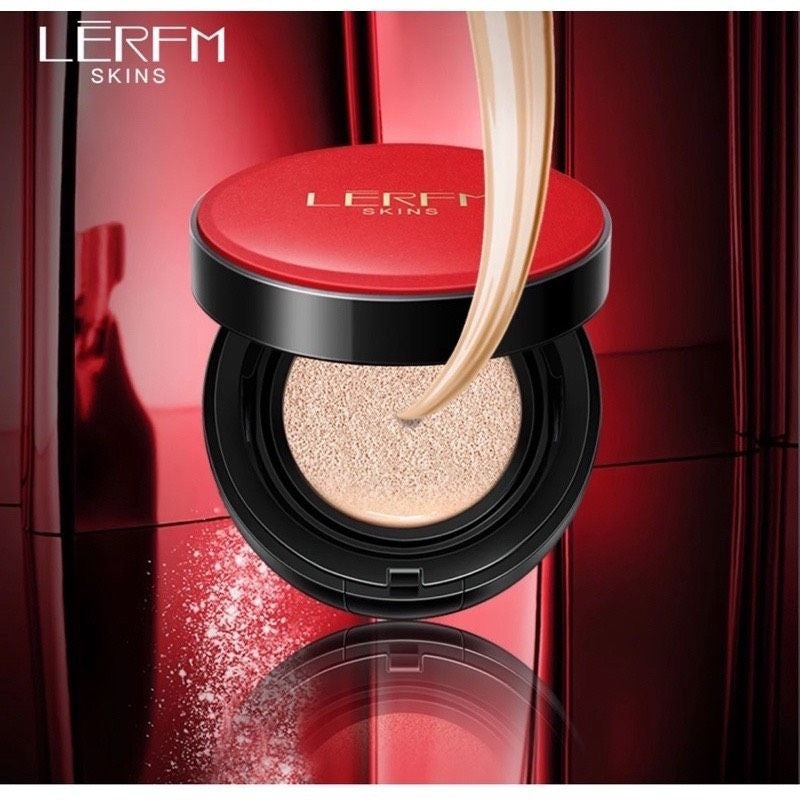 Lerfm Cushion Natural Long Lasting Oil Control Moisturizing Powder Cc Cream Concealer Foundation