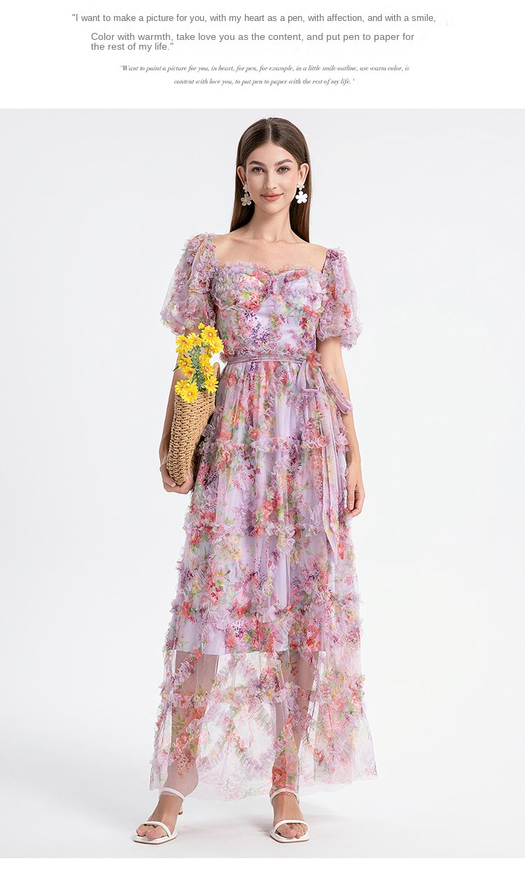Violet Heavy Industries boutique palace style French romantic waist cake dress