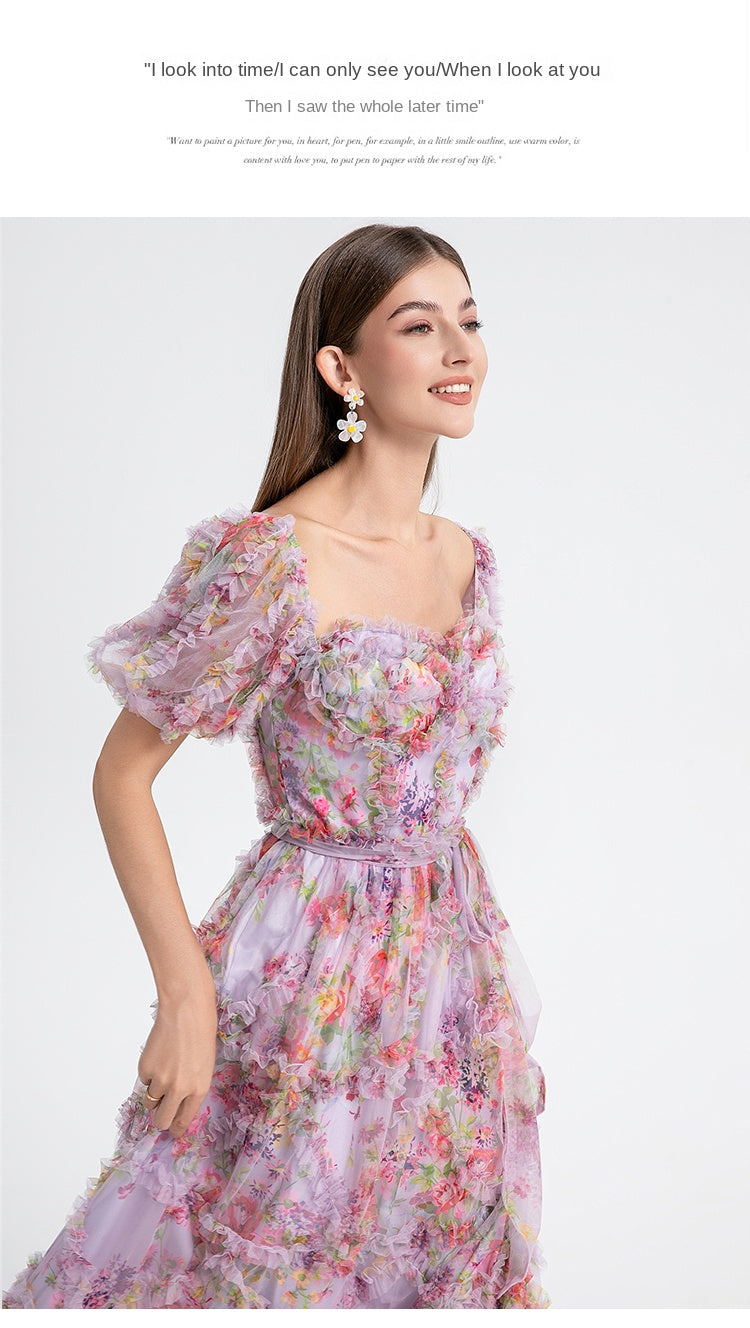 Violet Heavy Industries boutique palace style French romantic waist cake dress