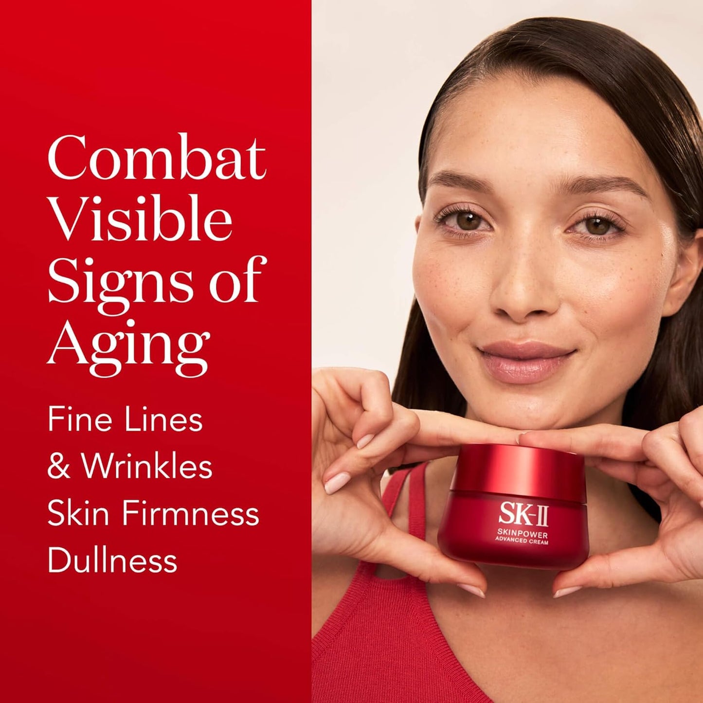 SK-II SKINPOWER Face Moisturizer - Wrinkle Face Cream to Target Fine Lines, Improve Firmness & Reduce Early Signs of Aging - Plumps & Hydrates Skin for a Youthful Glow (2.7 oz)