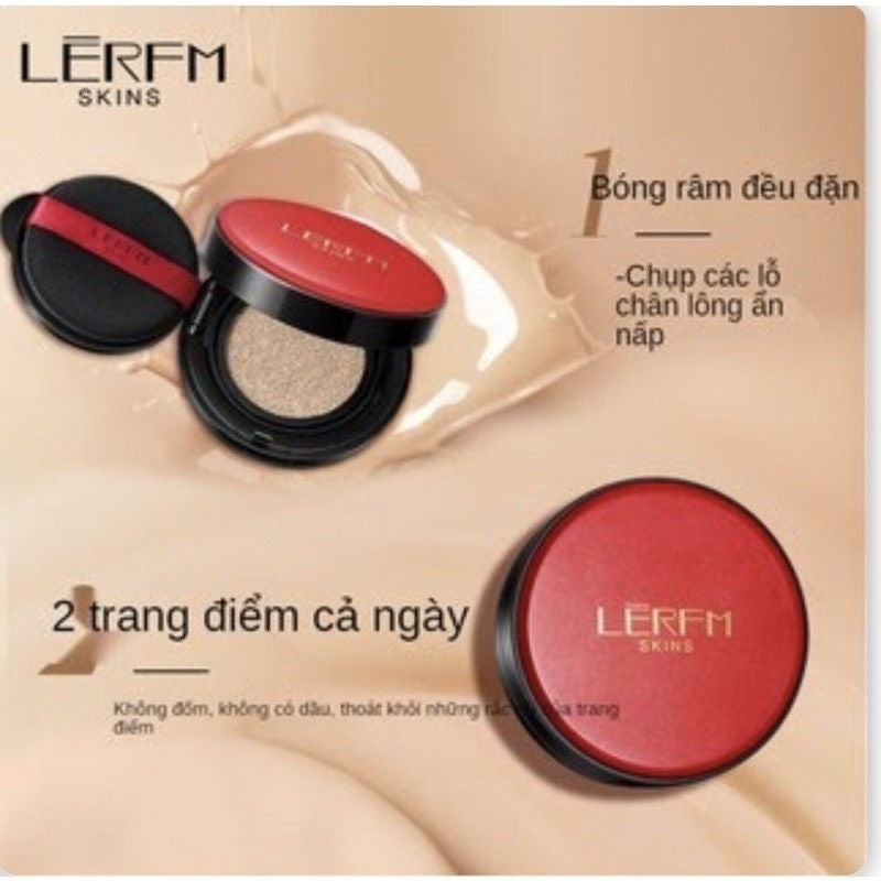Lerfm Cushion Natural Long Lasting Oil Control Moisturizing Powder Cc Cream Concealer Foundation