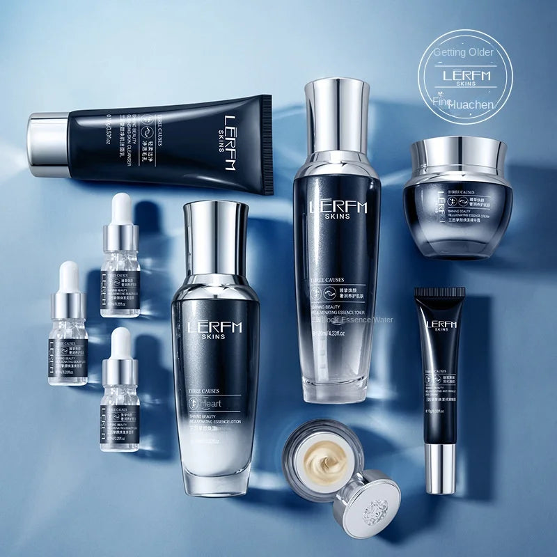LERFM Fangke Sanyin Zhi Yan Huanyang Nine-Piece Set Set Hydrating Beauty Salon Cosmetics Factory Direct Sales