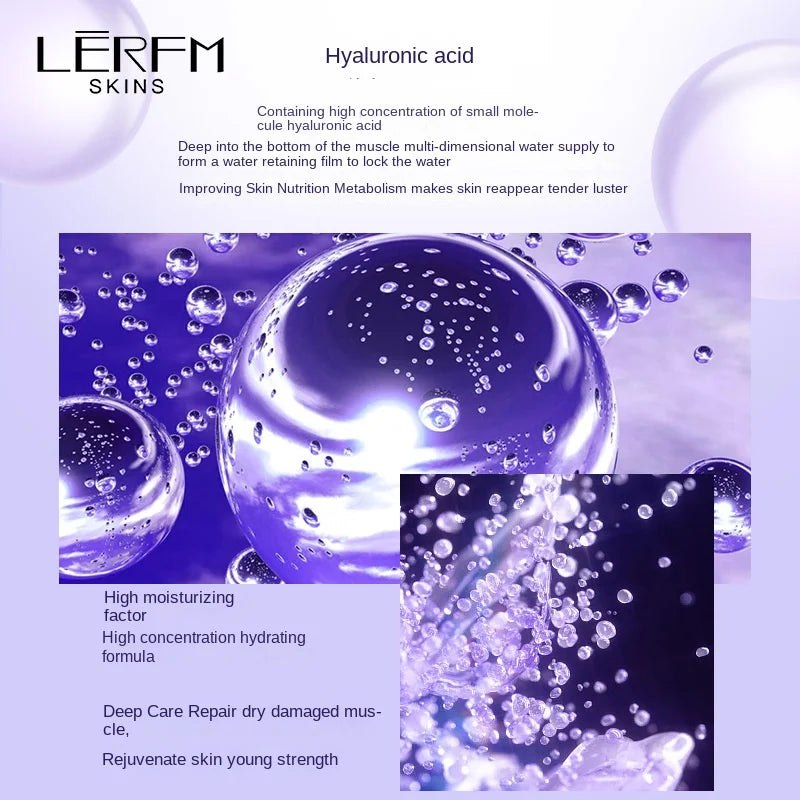 LERFM Fangke Caviar Hyaluronic Acid Face Brightening Kit Mild Hydrating Beauty Salon Special Skin Care Kit