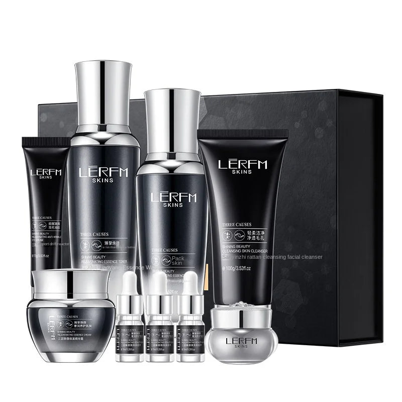 LERFM Fangke Sanyin Zhi Yan Huanyang Nine-Piece Set Set Hydrating Beauty Salon Cosmetics Factory Direct Sales