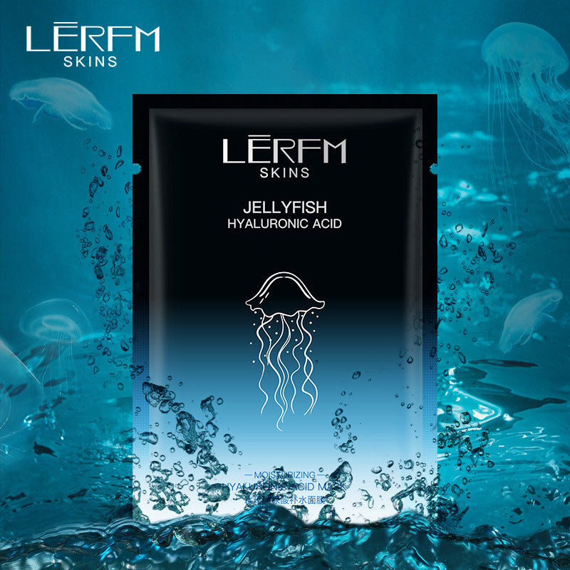 LERFM  Fangke Jellyfish Hyaluronic Acid Hydrating Mask5Piece Boxed Moisturizing Mask Manufacturer Moisturizing and Nourishing Skin Care Products