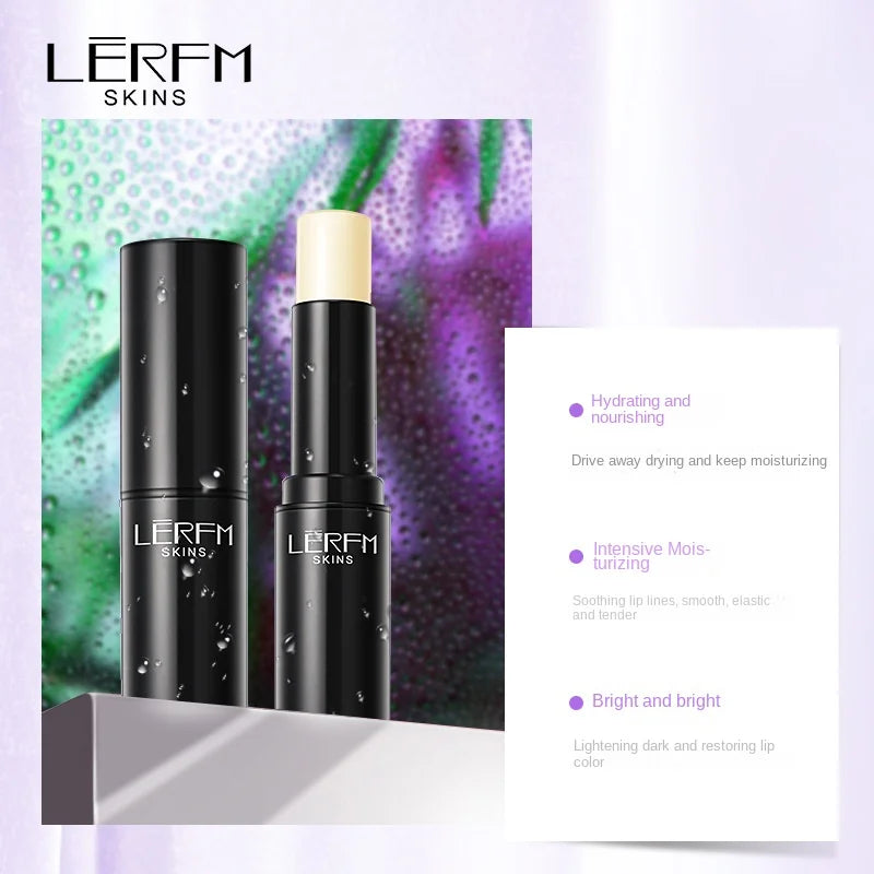 LERFM  Fangke Grape Seed Nourishing Lip Balm Nourishing Moisturizing Smoothing Lip Lines Moisturizing Relieving Lip Crack Peeling Hair Generation