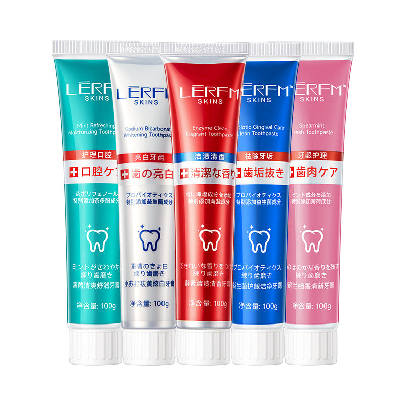 LERFM  Fangke Toothpaste Soda Enzyme Mint Probiotics Cleansing and Protecting Gum Breath Lasting Fresh5Wholesale