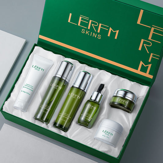 LERFM  Fangke Yuyan Tight Plastic Filling Six-Piece Set Summer Refreshing Non-Greasy Skin Care Products Set Cosmetic Set