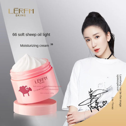 LERFM  Fangke Lanolin Light Moisturizing Facial Cream Moisture Replenishment Tender, Smooth and Bright Autumn and Winter Skin Care Cream Can Be Used for Hair Generation