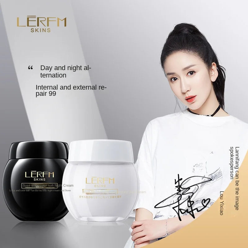 LERFM  Fangke Glass Color Night Cream70gNourishing Brightening Black and White Eye Cream Factory Direct Sales