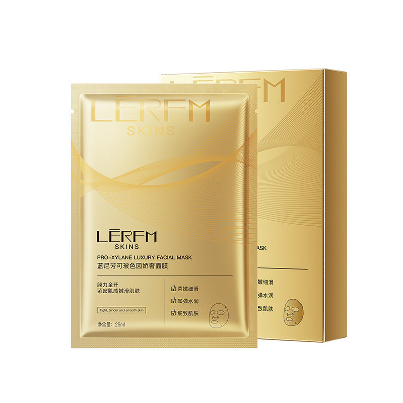 LERFM i Fangke Glass Color Luxury Mask25ml*10Tablets Delicate Skin Rejuvenation Mask Hydrating Mask Factory Wholesale