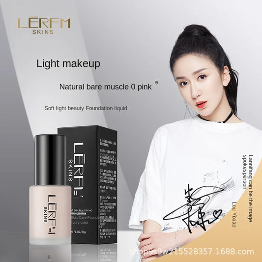 LERFM Fangke Soft Light Skin Beauty Liquid Foundation Easy Concealer Long-Lasting Moisturizing Liquid Foundation Skin Care Cosmetics Wholesale