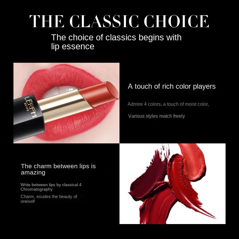 LERFM  Fangke Admired Magic Charm Lipstick Kit Students Wholesale Makeup Long-Lasting Not Easy to Fade Lipstick Raincoat Hair Generation