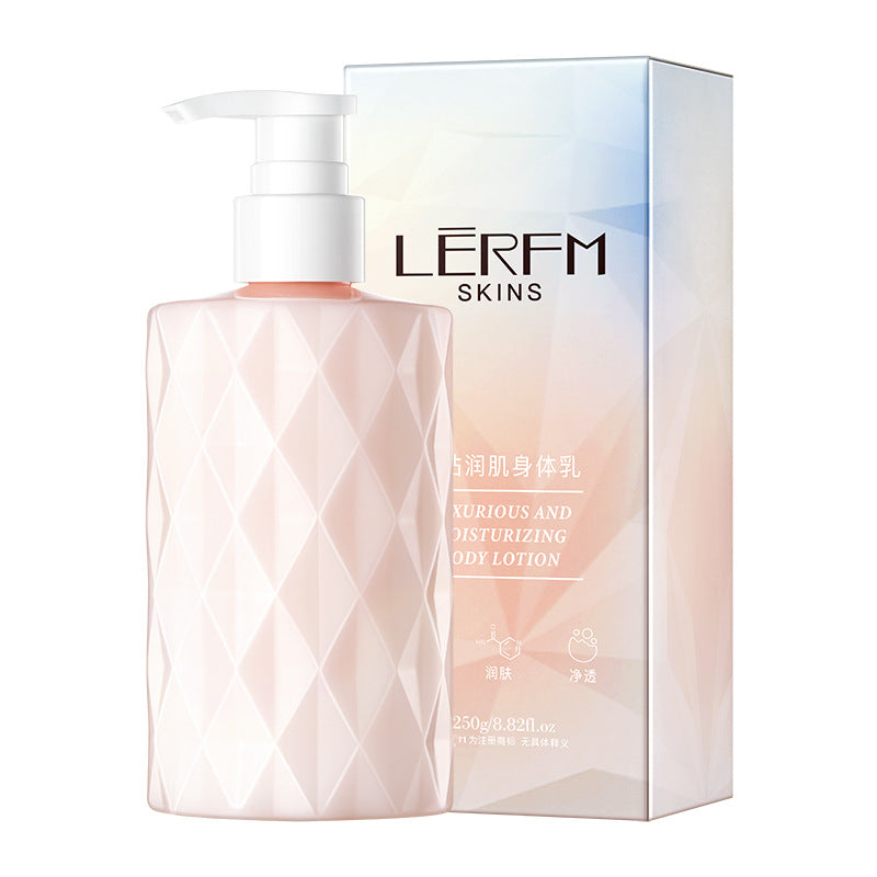 LERFM  Fangke Luxury Diamond Body Lotion250gMoisturizing Brightening Skin Autumn and Winter Body Lotion Factory in Stock