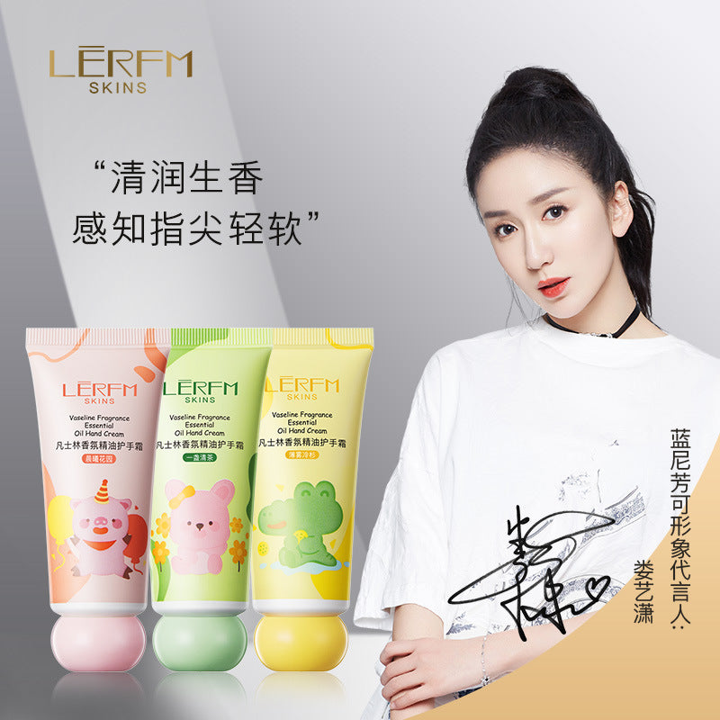 LERFM  Fangke Vaseline Fragrance Essential Oil Hand Cream Sets of Boxes Lasting Fragrance Moisturizing Autumn and Winter Skin Care Products