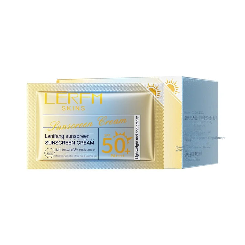 LERFM  Fangke Sunscreen（Bags）1.5g*30Tablets Moisturizing Sunscreen Lotion Factory Supply Delivery