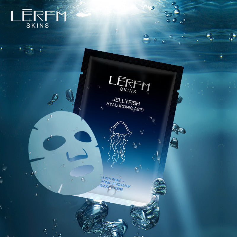 LERFM  Fangke Jellyfish Hyaluronic Acid Hydrating Mask5Piece Boxed Moisturizing Mask Manufacturer Moisturizing and Nourishing Skin Care Products