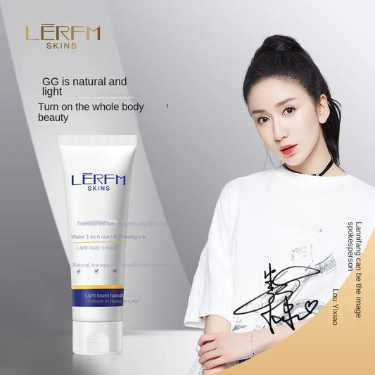 LERFM  Fangke Light Feeling Body Natural Core Cream Lazy Cream Nude Makeup Body Lotion Student Girl Whole Body Beauty Isolation Hair Generation