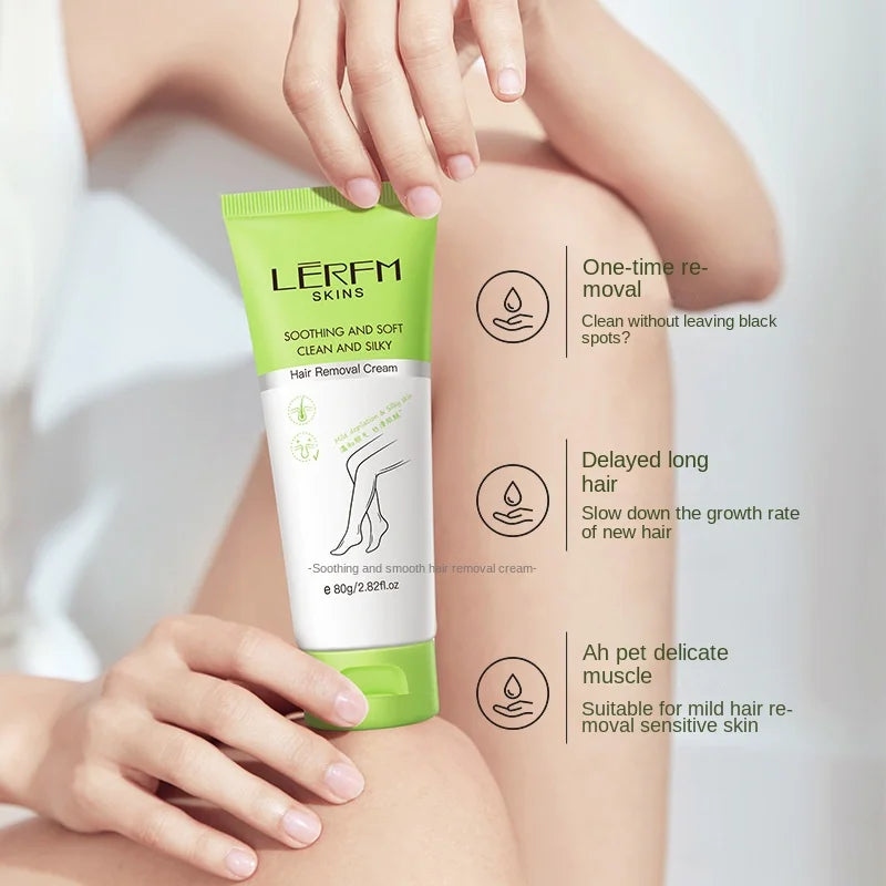 LERFM  Fangkeshu Soft and Smooth Depilatory Cream Mild and Non-Exciting Summer Superb Fleshcolor Pantynose Depilatory Cream Factory Delivery