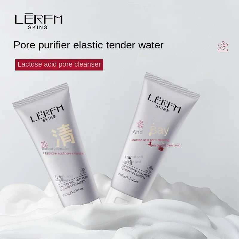 LERFM  Fangke Lactic Acid Pore Cleansing Facial Cleanser100gDeep Moisturizing Skin Care Products Facial Cleanser Wholesale