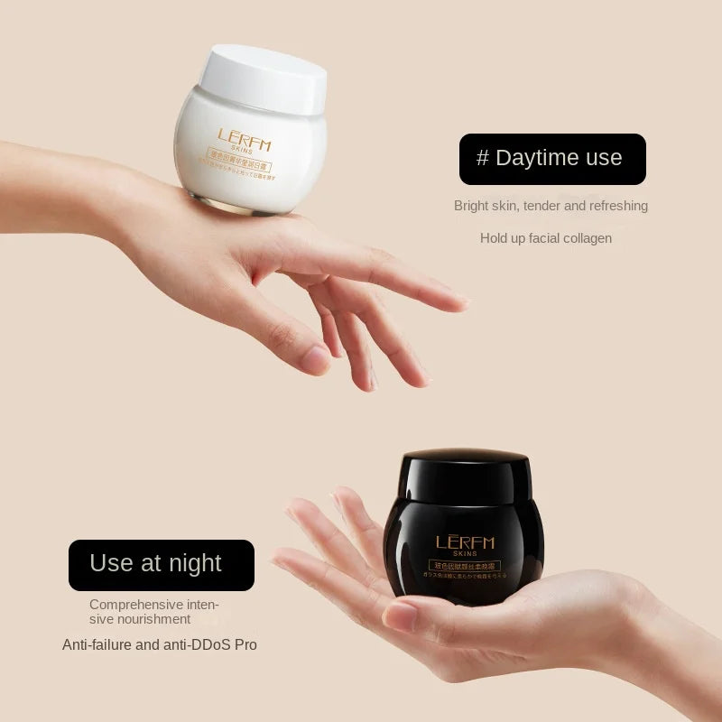 LERFM  Fangke Glass Color Night Cream70gNourishing Brightening Black and White Eye Cream Factory Direct Sales