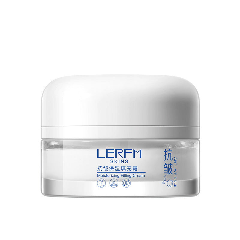 LERFM  Fangke Glass Color Anti-Wrinkle Moisturizing Filling Cream for Staying up Late Firming Aging Fade Wrinkles Collagen Cream