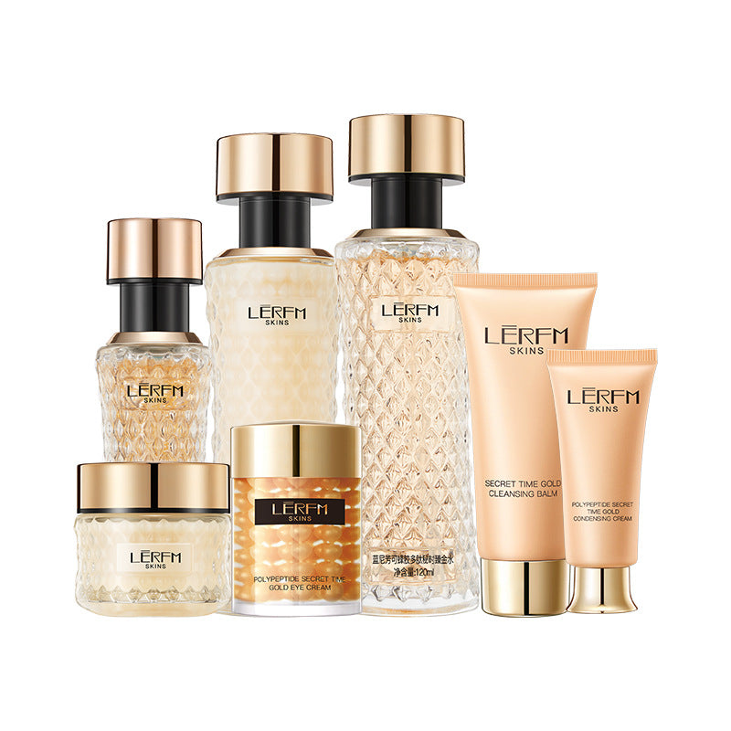 LERFM  Fangke Propolis Polypeptide Secret Time Zhenjin Seven-Piece Deep Hydrating Nourishing Moisturizing Cover