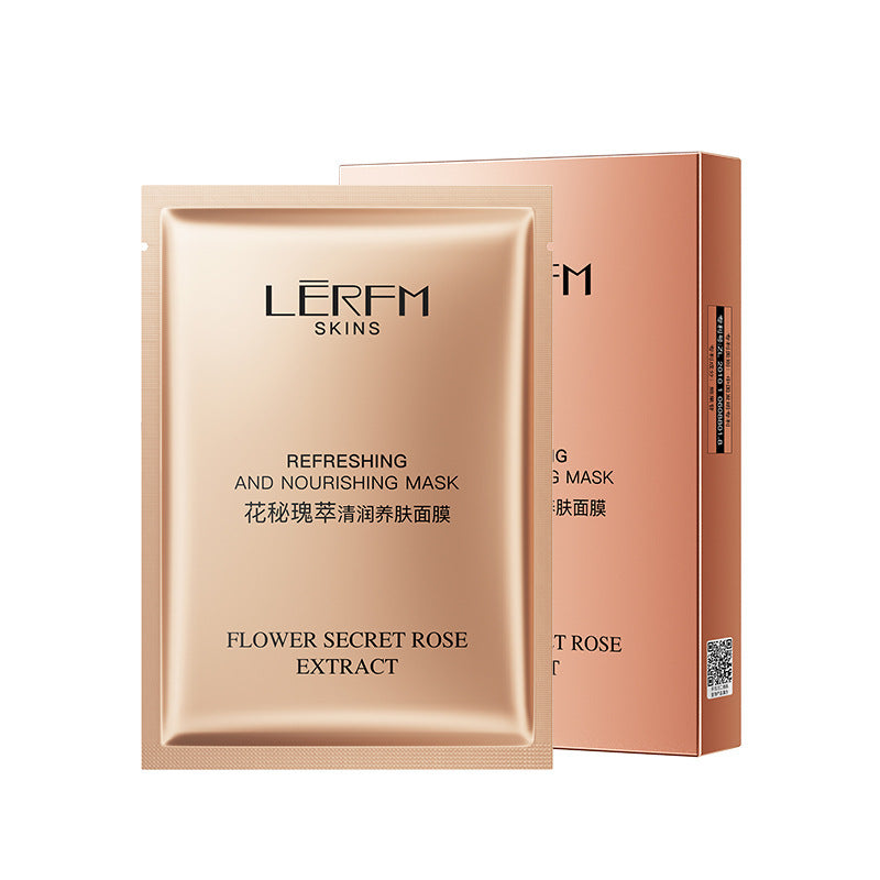 LERFM  Fangkehua Secret Moisturizing Facial Mask Spring and Summer Hydrating Moisturizing and Nourishing Skin Factory Wholesale Direct Sale