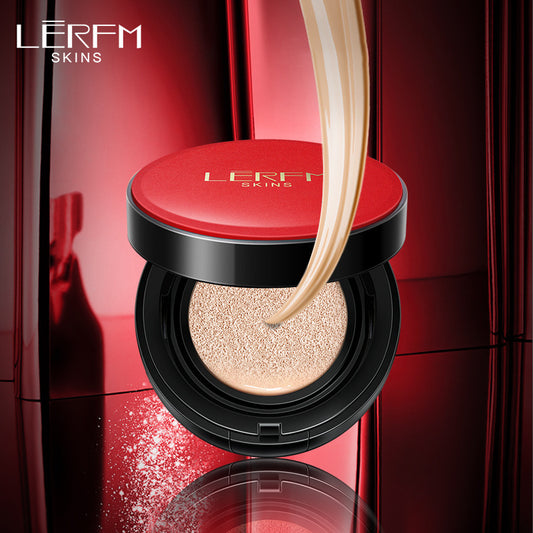 LERFM  Fang Ke Hua Yang Holding Makeup Flawless Air Cushion Lightweight Breathable Natural Nude Makeup Brightening Skin Color Collagen CreamBBFrost