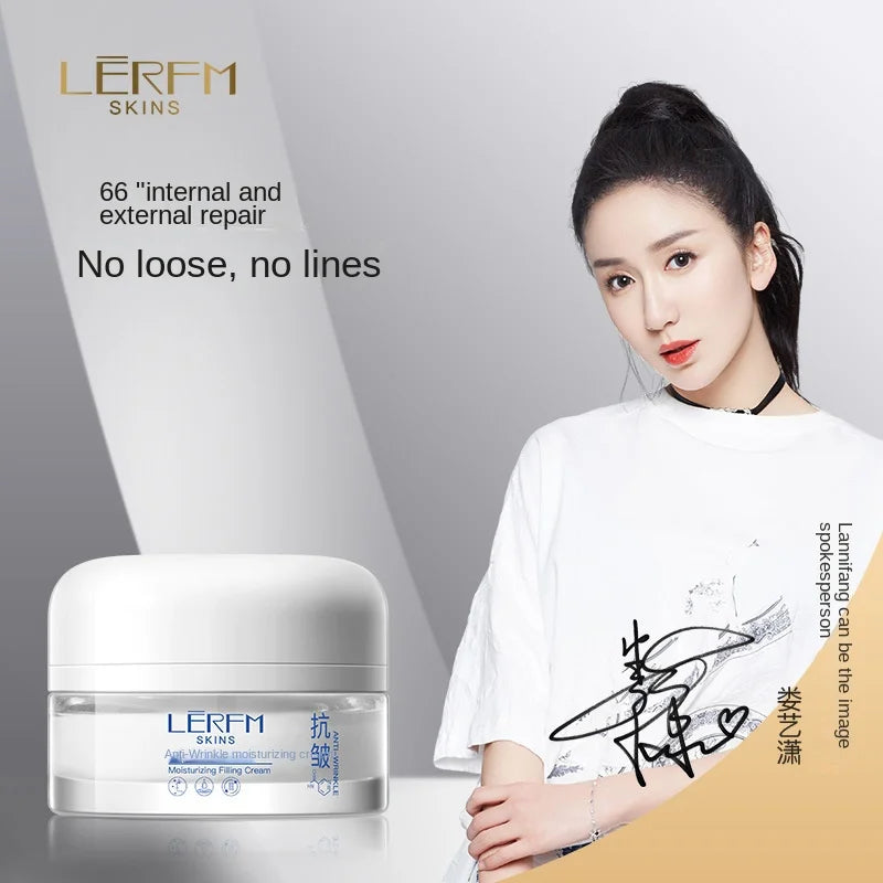 LERFM  Fangke Glass Color Anti-Wrinkle Moisturizing Filling Cream for Staying up Late Firming Aging Fade Wrinkles Collagen Cream