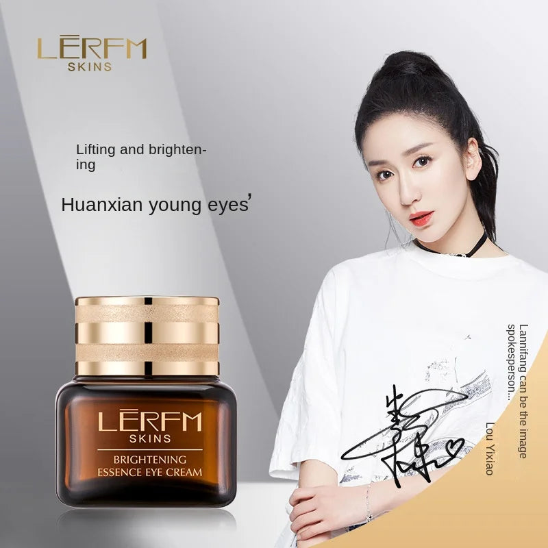 LERFM  Fangkehuan Bright Eyes Essence Eye Cream20gMoisturizing and Tender Eye Circumference Factory Direct Sales Can Be Sent on Behalf of Wholesale