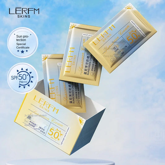 LERFM  Fangke Sunscreen（Bags）1.5g*30Tablets Moisturizing Sunscreen Lotion Factory Supply Delivery